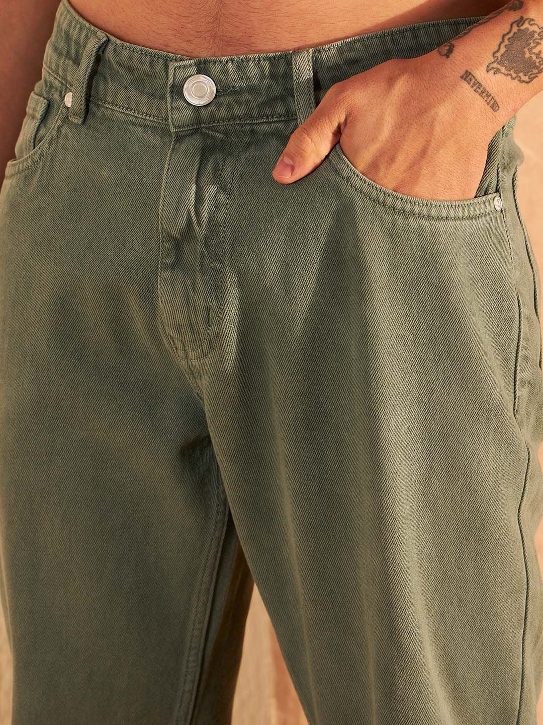 DENNISON Men Comfort Baggy Fit Non Stretchable Cotton Jeans