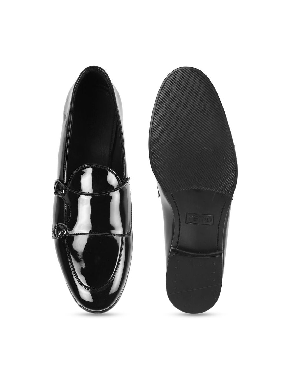 Metro Men Synthetic Formal Monk Shoe