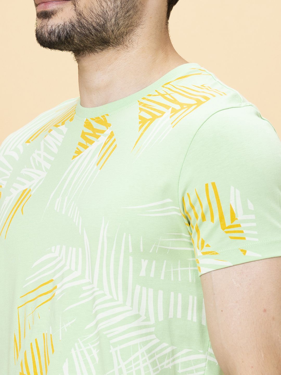 Being Human Men Round Neck Pure Cotton Printed T-shirt