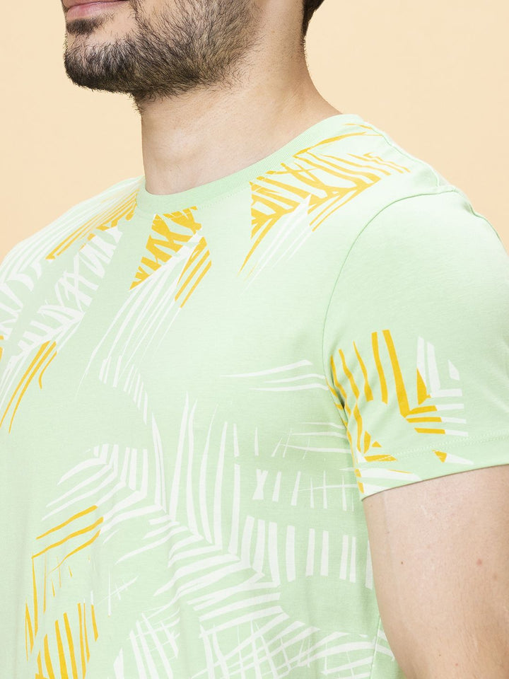 Being Human Men Round Neck Pure Cotton Printed T-shirt