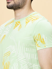 Being Human Men Round Neck Pure Cotton Printed T-shirt