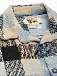The Indian Garage Co Pure Cotton Checked & Textured Relaxed Fit Casual Shirt