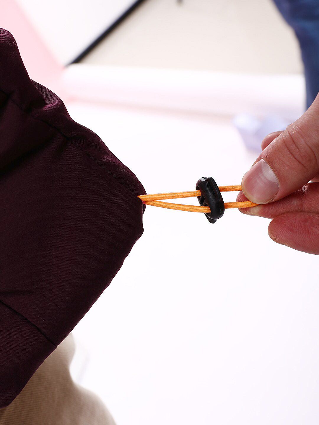 The Indian Garage Co Colourblocked Mock Collar Long Sleeves Padded Jacket