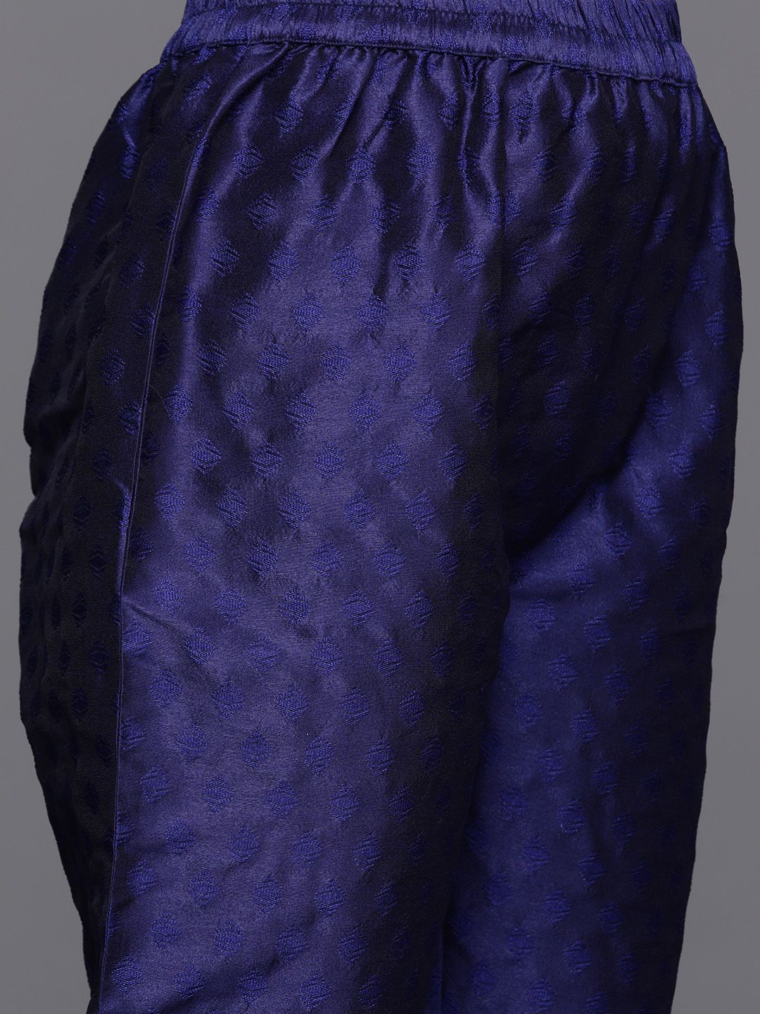 Varanga Woven Design Zari Kurta with Trousers & Dupatta