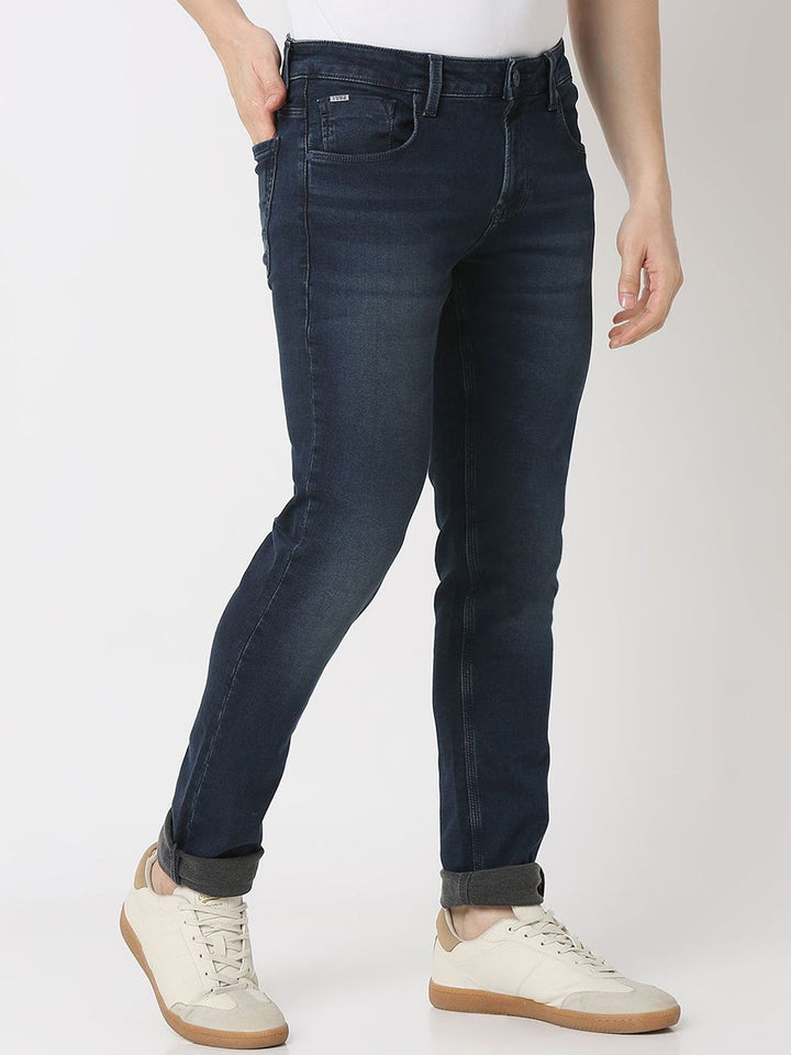 SPYKAR Men Slim Fit Low-Rise Light Fade Jeans