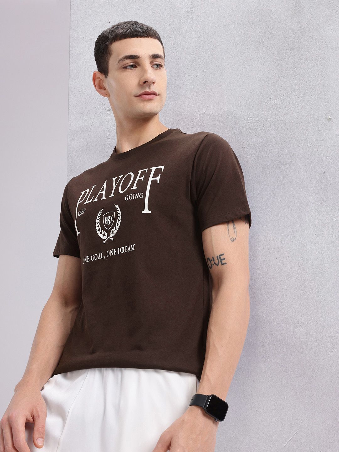 HRX by Hrithik Roshan Printed Lifestyle T-shirt
