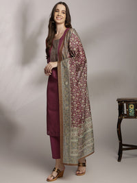 Anouk Women Ethnic Motifs Printed Kurta with Trousers & Dupatta