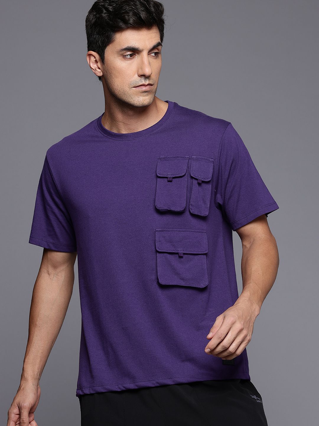 HRX by Hrithik Roshan TECHOFF Typography Printed T-shirt
