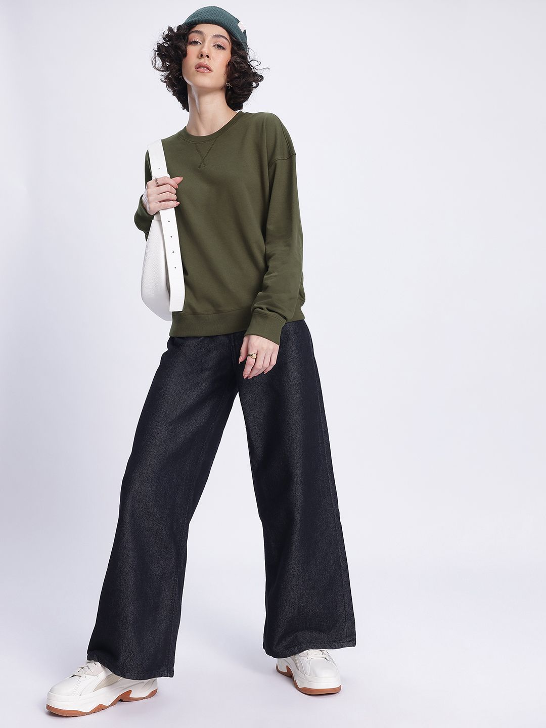 DressBerry Humour and Graphic Printed Sweatshirt