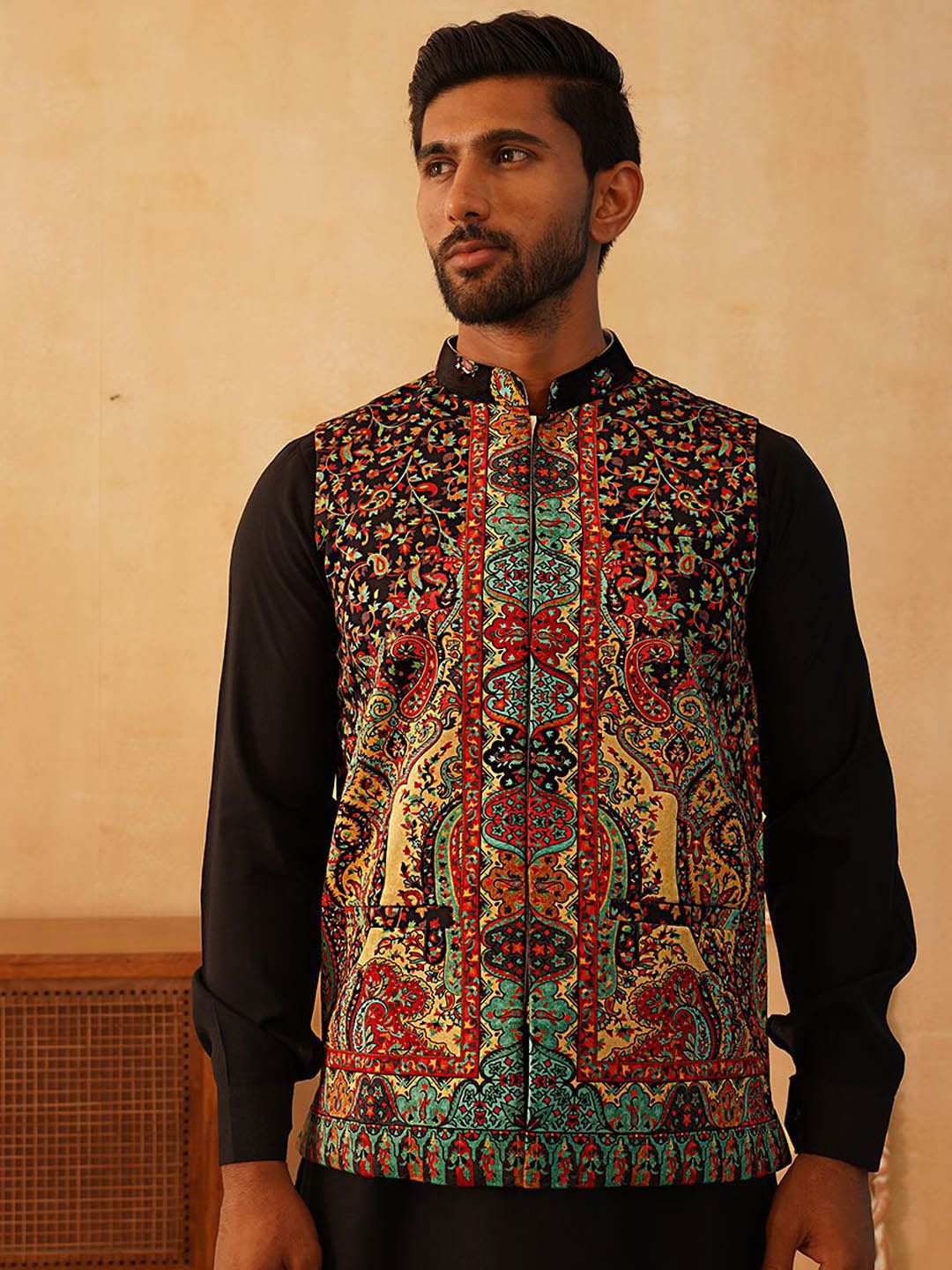 Jompers Printed Nehru Jackets