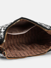 all about you Animal Print Structured Hobo Bag