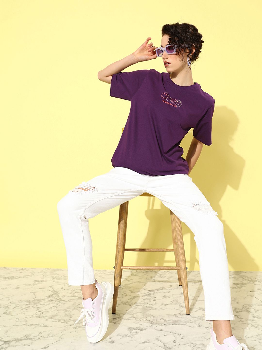 DILLINGER Pure Cotton Printed Oversized T-shirt