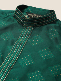 SOJANYA Kurta Lurus Kolar Mandarin Bersulam