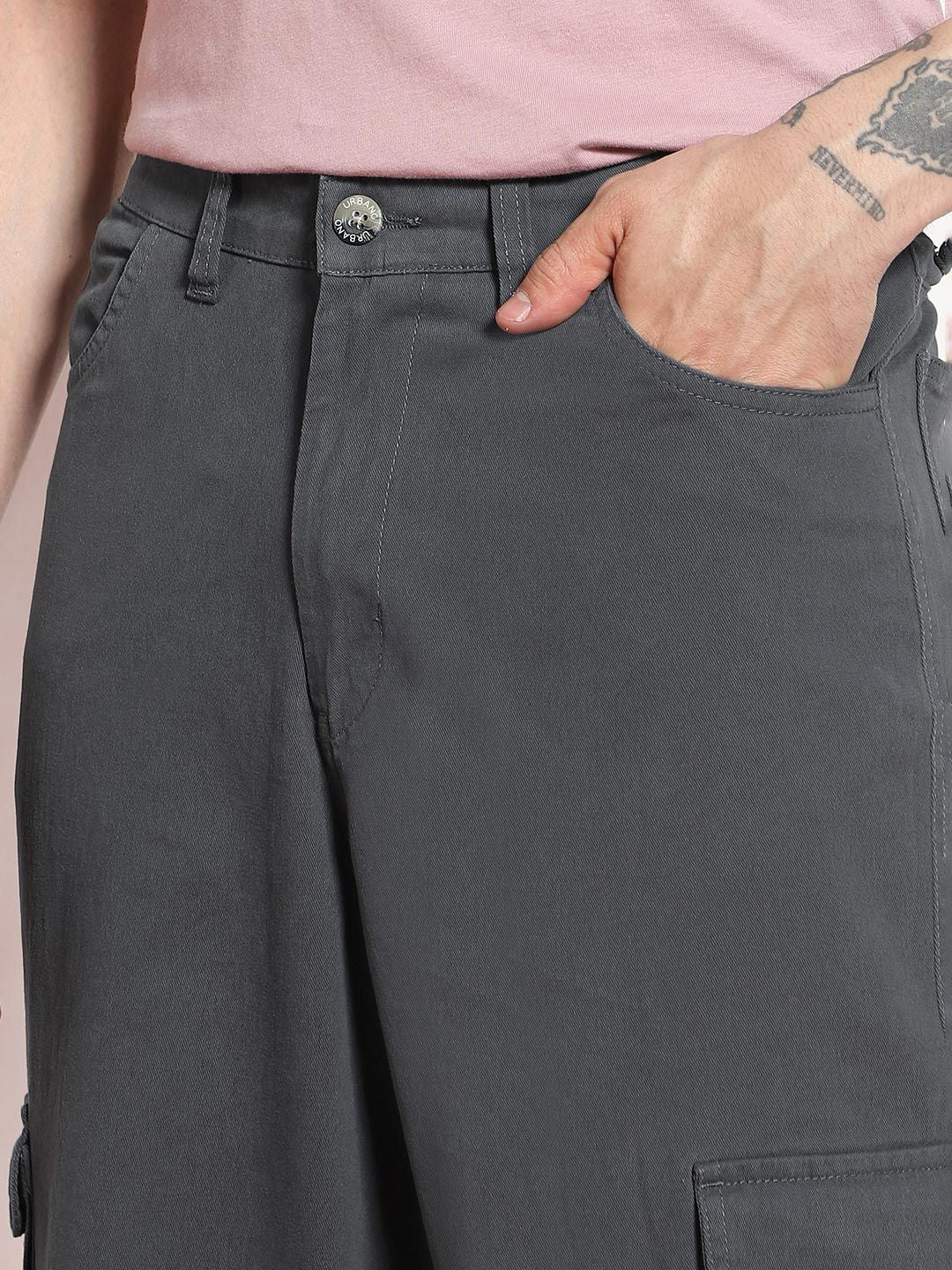 Urbano Fashion Men Loose Fit Cargos Trousers
