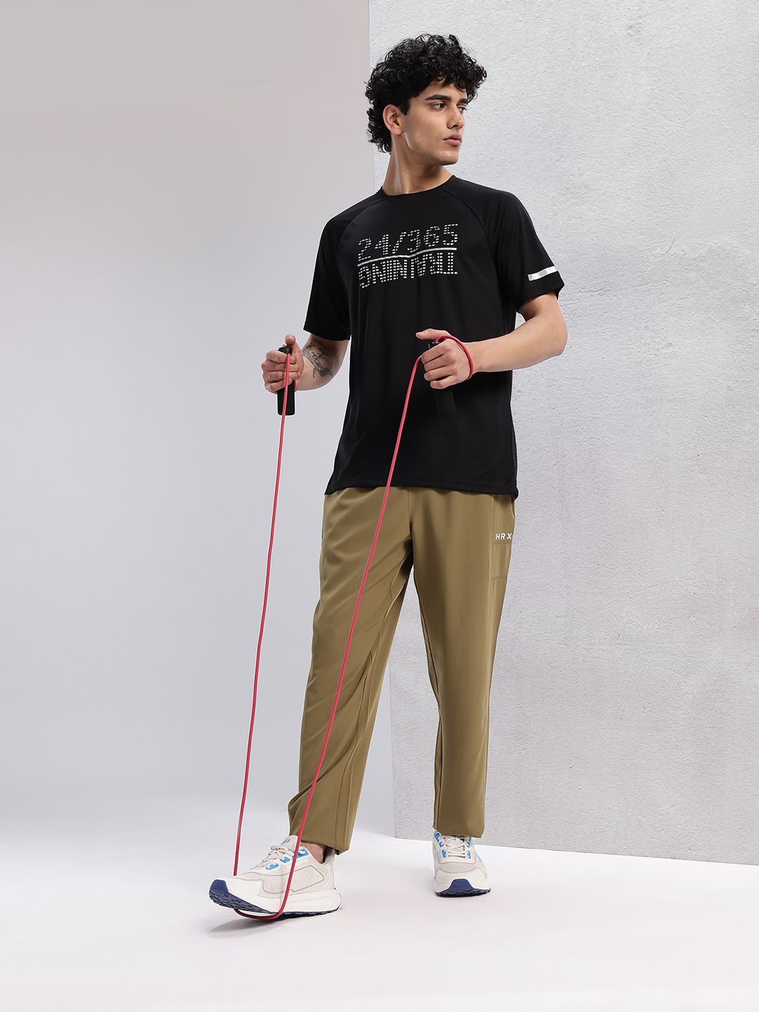 HRX by Hrithik Roshan Printed Rapid-Dry Training T-shirt