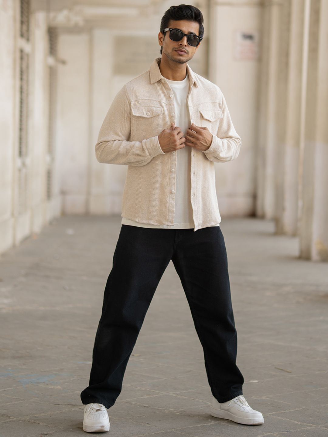 Powerlook Men Opaque Casual Shirt
