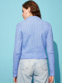 STREET 9 Self Designed Acrylic Cardigan