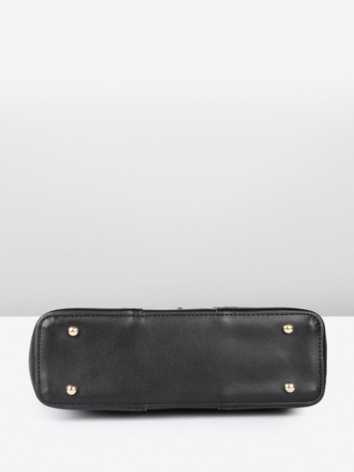 DressBerry Structured Shoulder Bag with Scarf