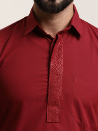 SOJANYA Thread Work Pathani Kurta with Pyjamas