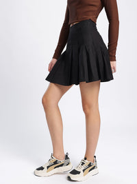 DressBerry Lovely Layers Box Pleats Flared Mini Skirt