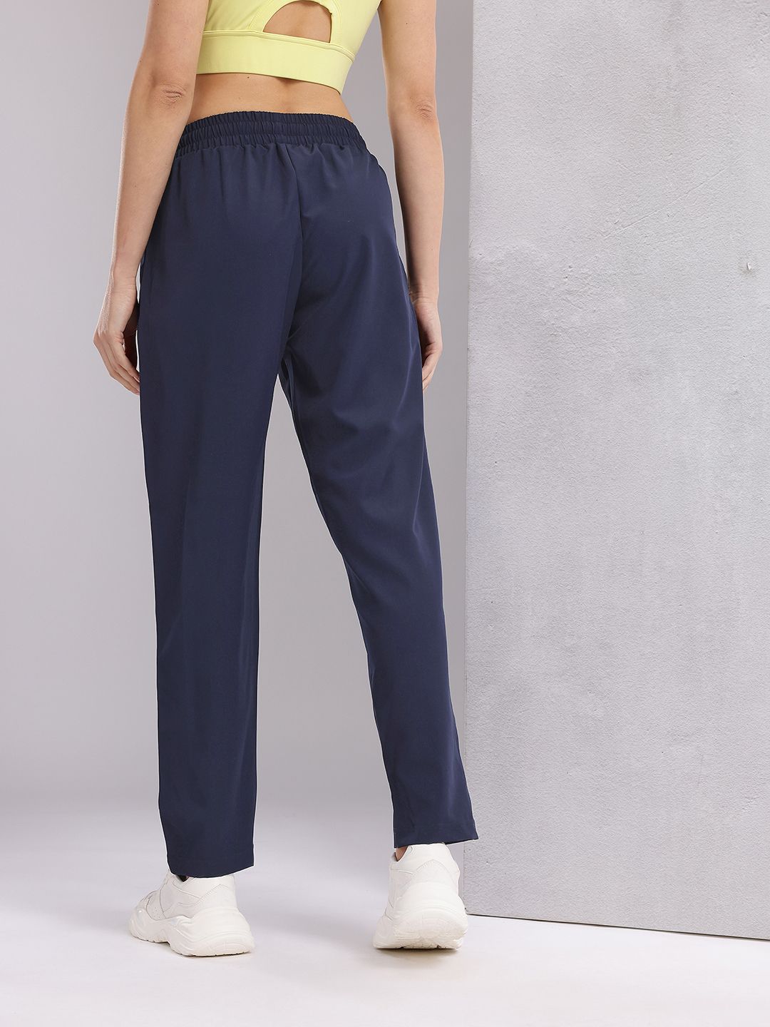 HRX by Hrithik Roshan Women Typography Print Mid-Rise Running Track Pants