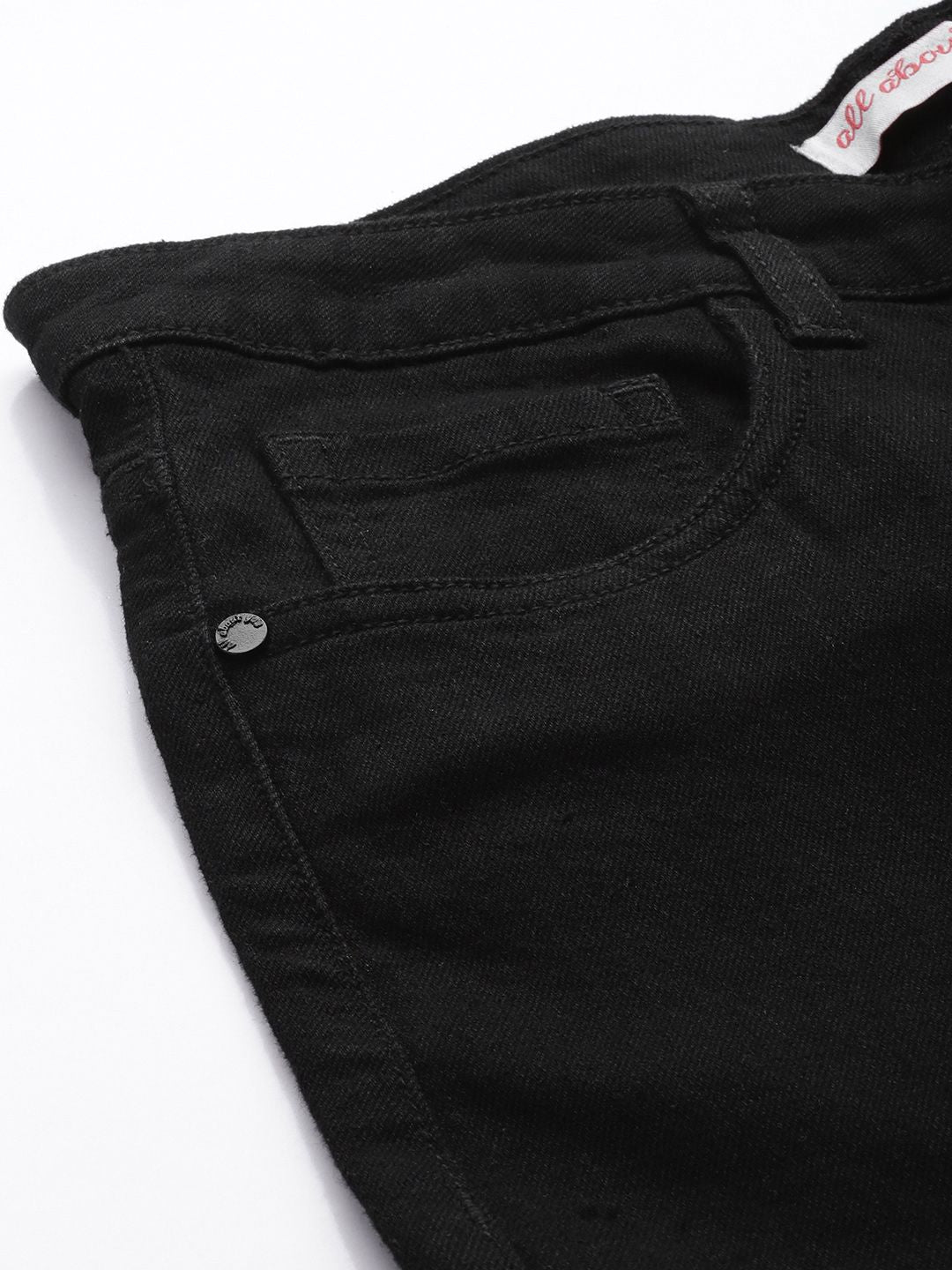 all about you Women Straight Fit High-Rise Stretchable Jeans