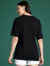 DressBerry Typography Printed Pure Cotton T-shirt