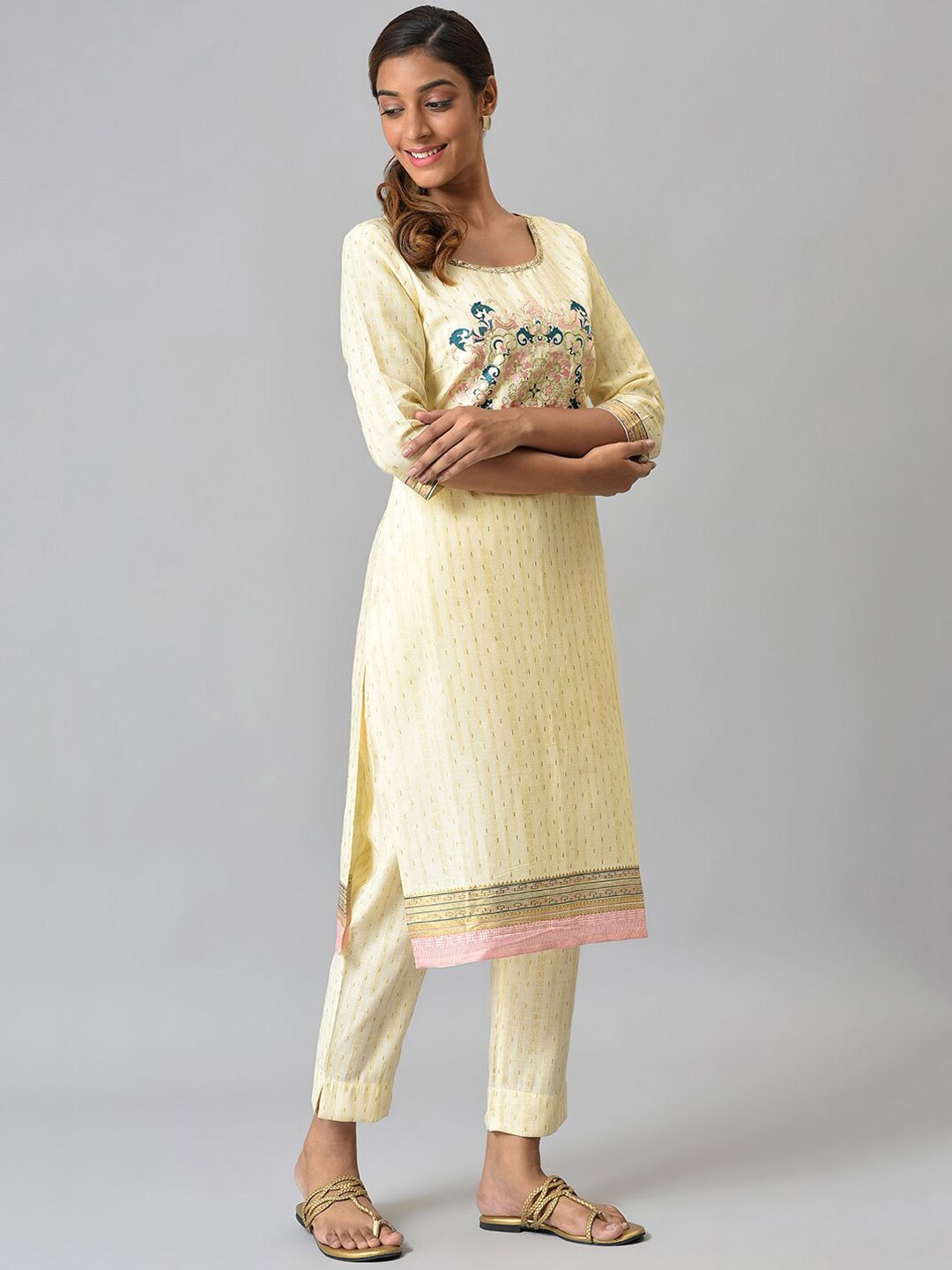 AURELIA Women Ethnic Motifs Printed Kurta