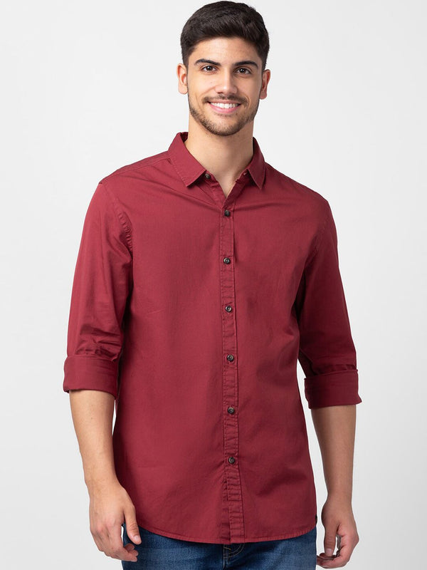 Spykar Men Slim Fit Casual Shirt