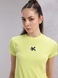 HRX by Hrithik Roshan Couple Tee Collection Typography Print Rapid-Dry Running T-shirt