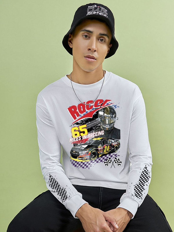 Bewakoof Graphic Dicetak T-Shirt Kapas Tulen Pure