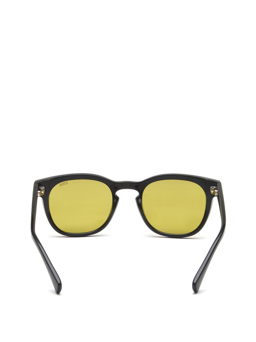 Idee unisex cermin mata hitam persegi dengan lensa terlindung UV