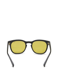 Idee unisex cermin mata hitam persegi dengan lensa terlindung UV