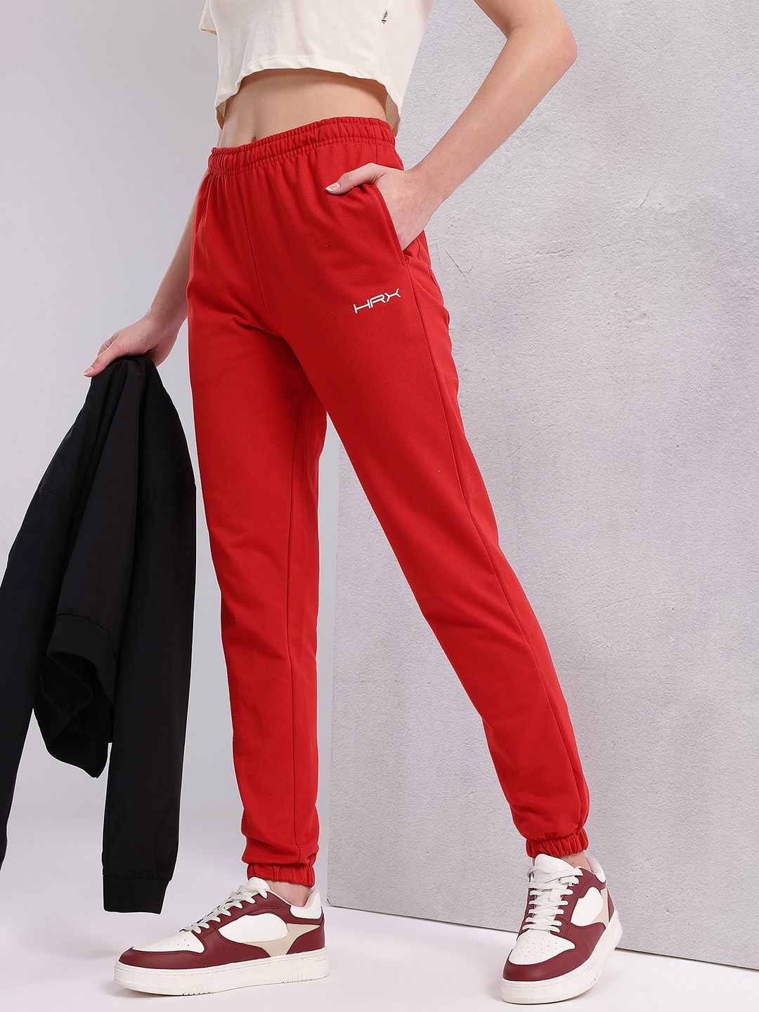 HRX by Hrithik Roshan Women Mid-Rise Lifestyle Joggers