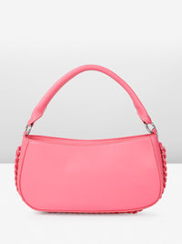 DressBerry Geometric Self Design Structured Handheld Bag
