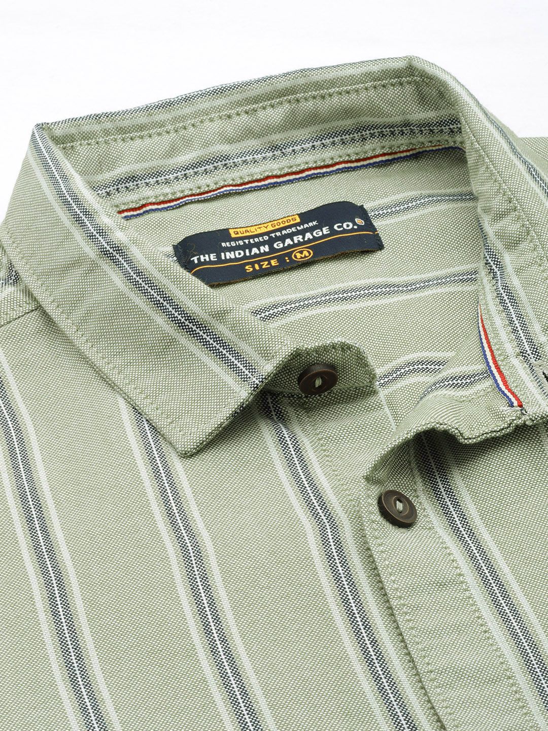 The Indian Garage Co Men Striped Casual Shirt