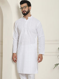 SOJANYA Men Thread Work Kurta