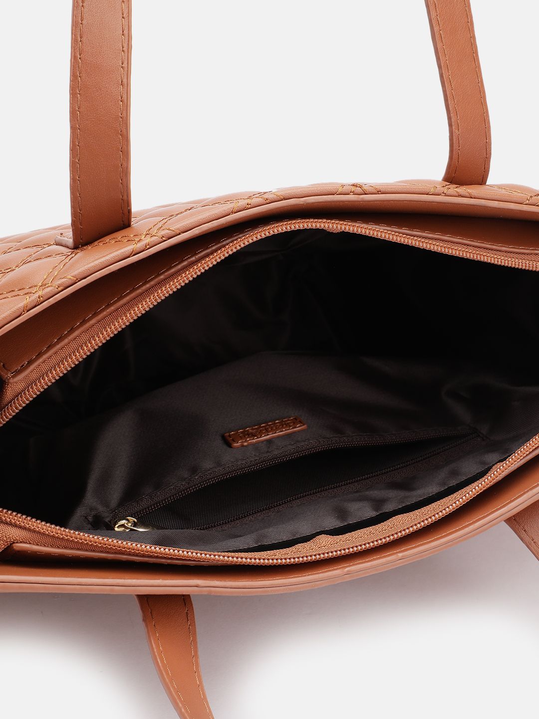 DressBerry Structured Quilted Shoulder Bag