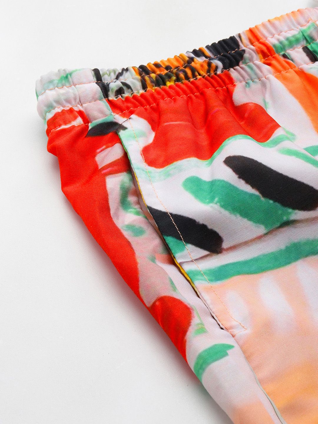 The Indian Garage Co Men Tropical Printed Short with Shirt