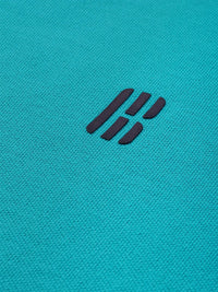 Being Human Mandarin Collar Pure Cotton T-shirt