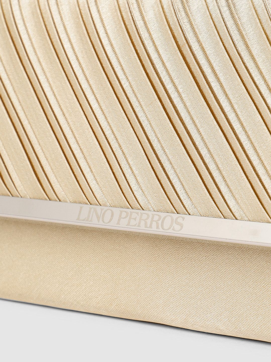 Lino Perros Gold-Toned Textured Clutch