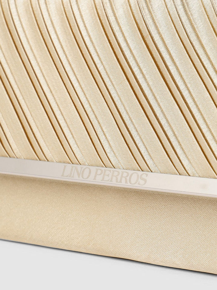 Lino Perros Gold-Toned Textured Clutch