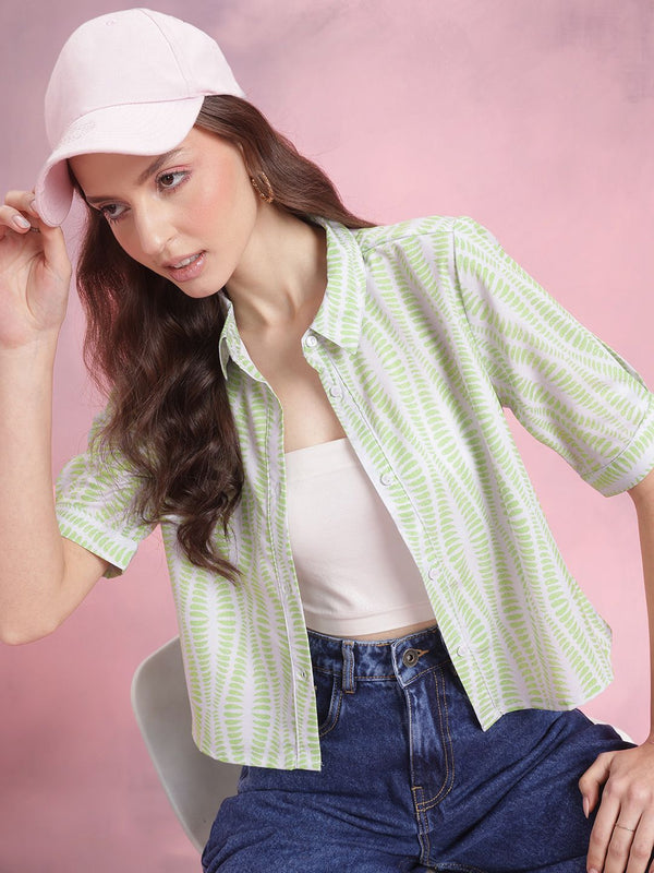 DressBerry Opaque Printed Casual Shirt