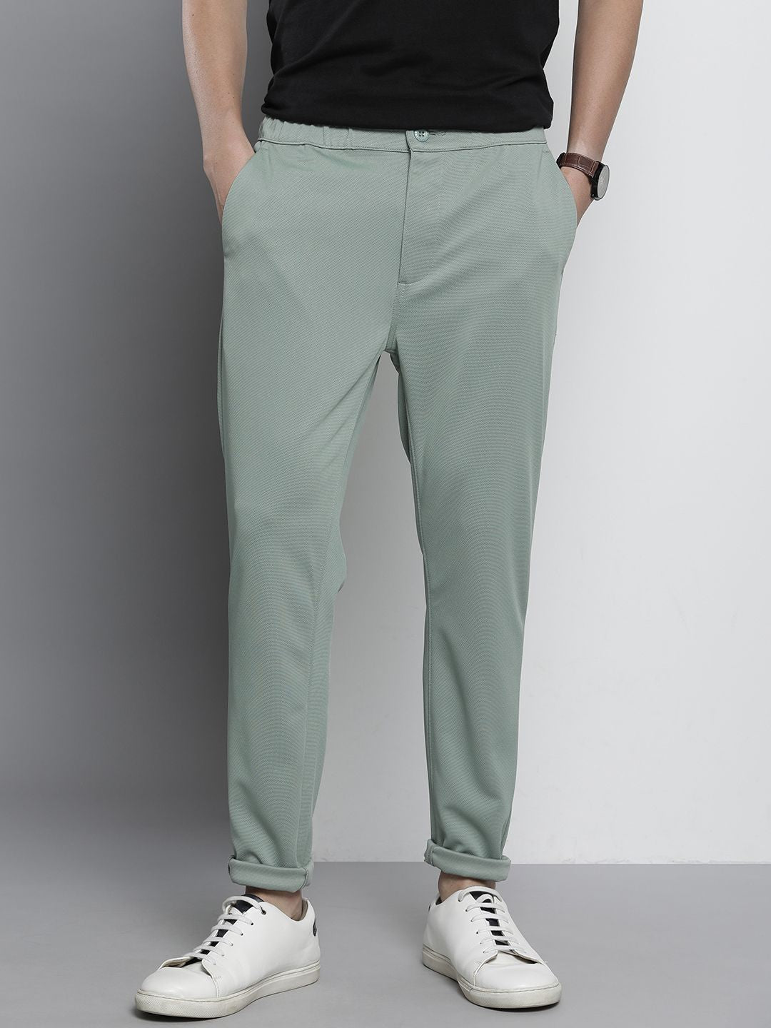 The Indian Garage Co Slim Fit Chinos Trousers