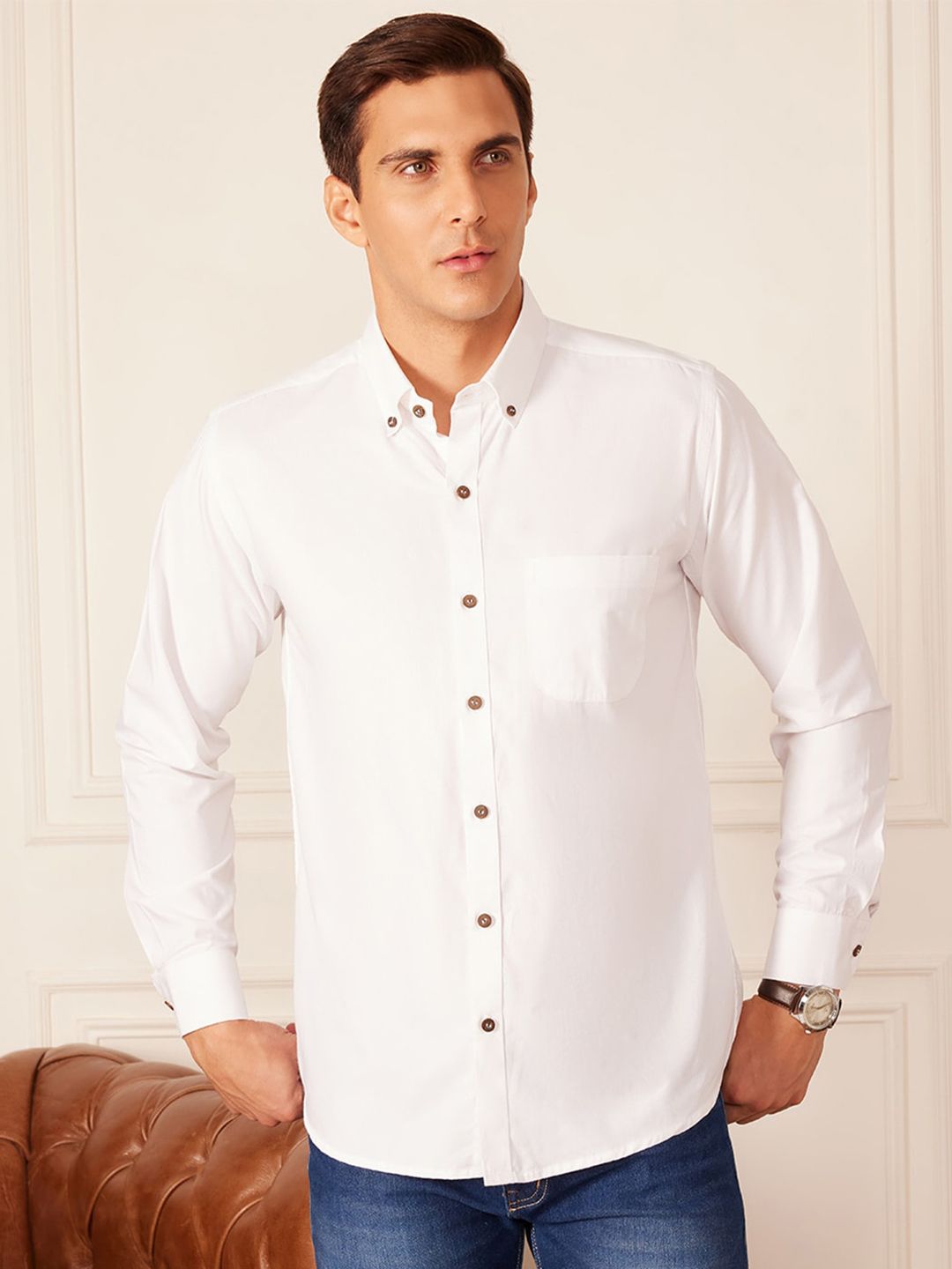 DENNISON Smart Fit Hemp Casual Shirt