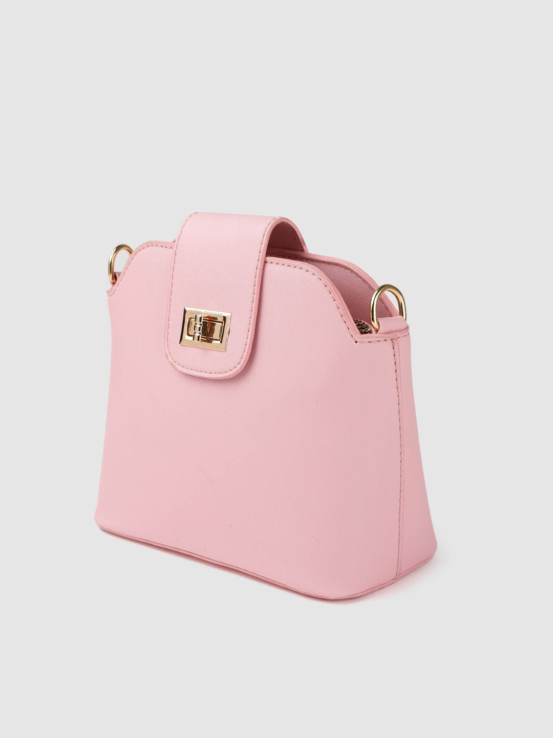 Lino Perros Women Pink Solid Sling Bag