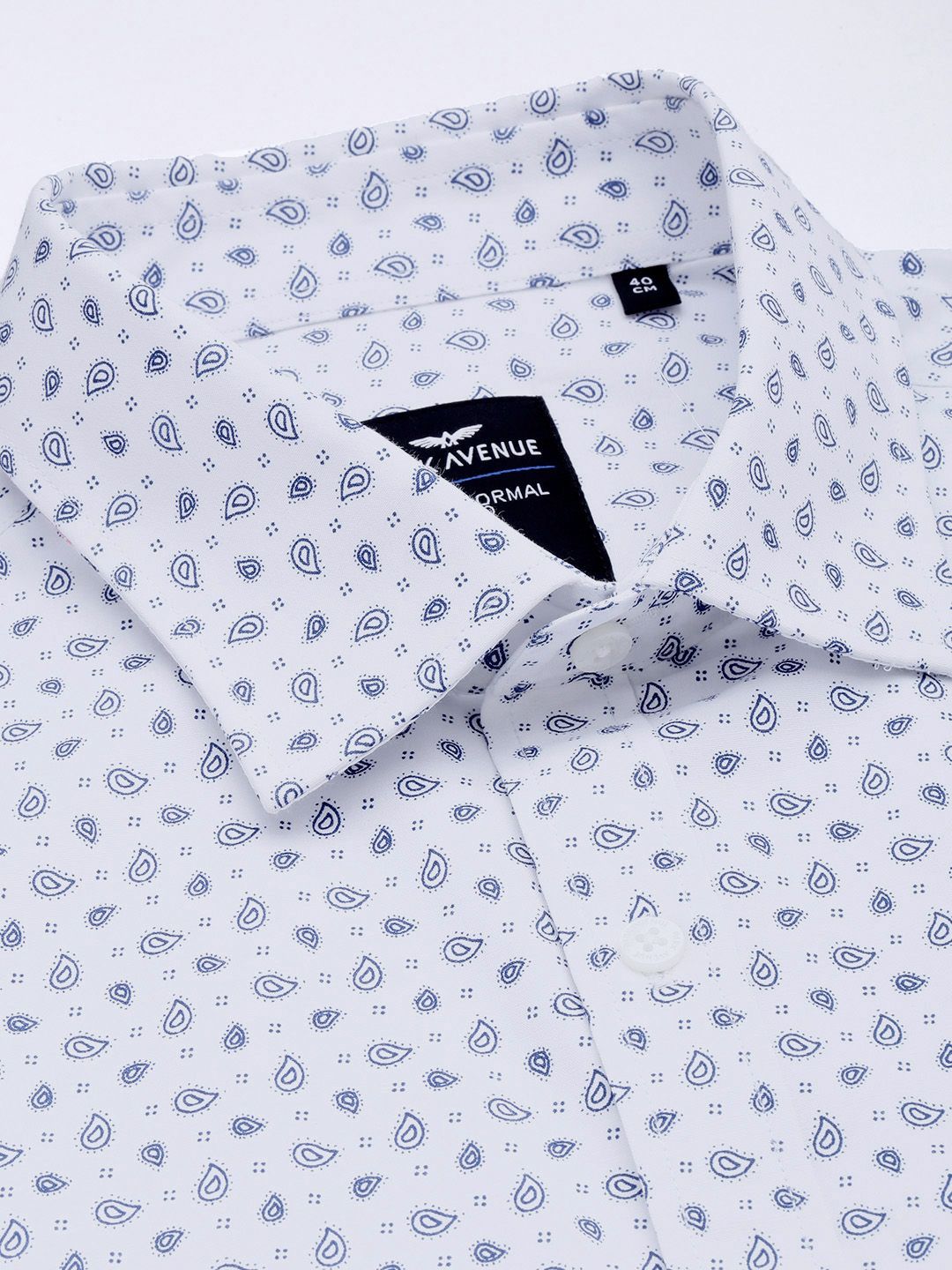 Park Avenue Slim Fit Ethnic Motifs Printed Formal Shirt