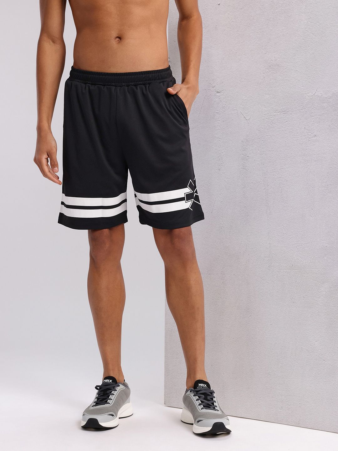 HRX by Hrithik Roshan Men Printed Rapid Dry Training Shorts
