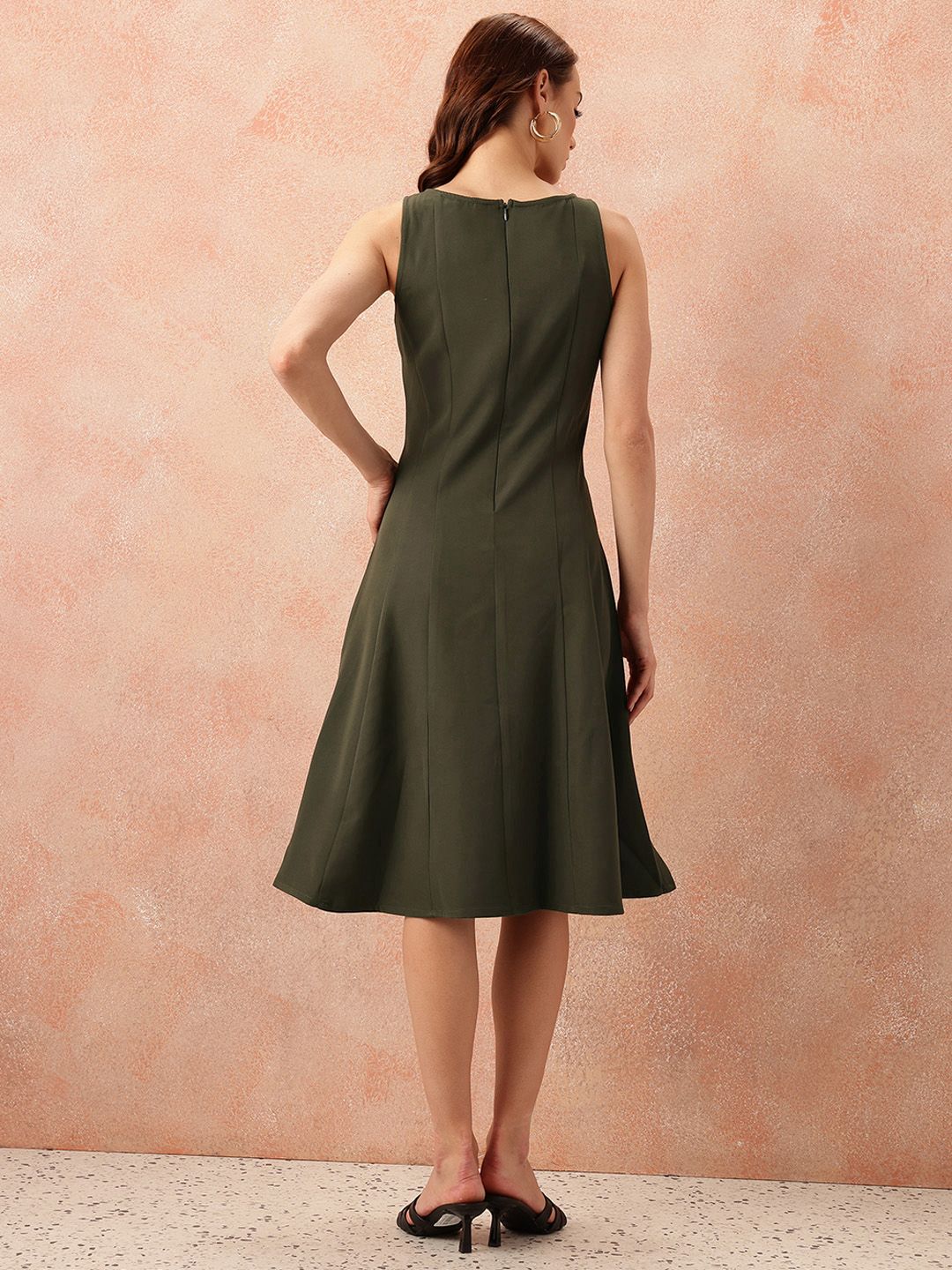 all about you Panelled A-Line Dress