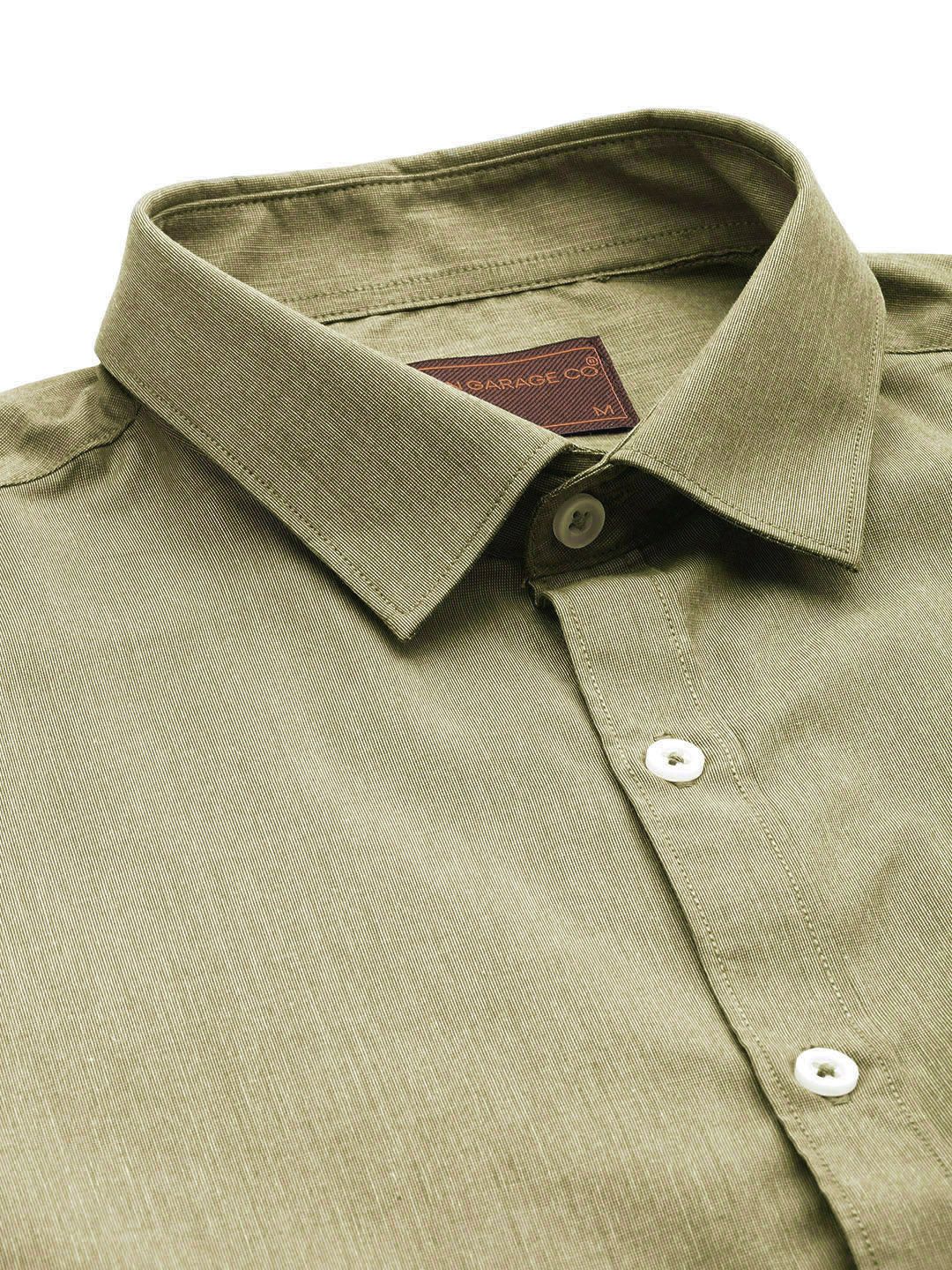 The Indian Garage Co. X Luxe Men Slim Fit Opaque Formal Shirt